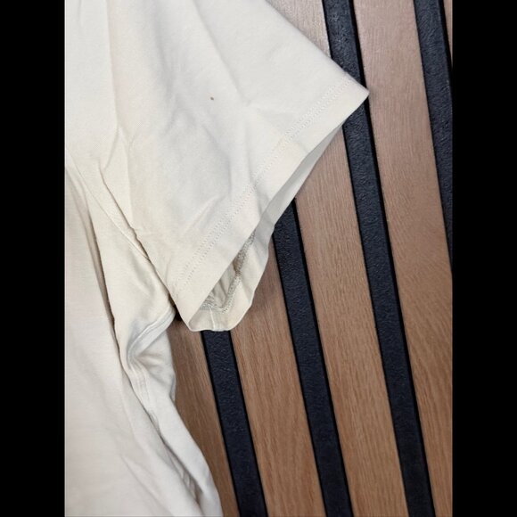 Lululemon Shirt S / M Adults Ivory Short Sleeve Casual Tee - Picture 6 of 7